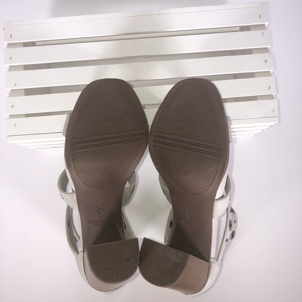 Simply Vera By Vera Wang Heels Size 6M Off White - Picture 4 of 6